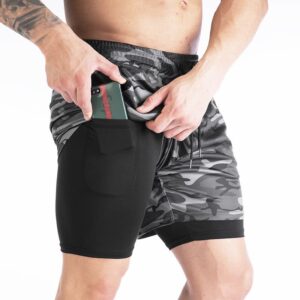 Shorts MuscleMan camo black black