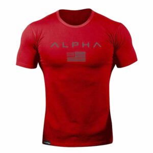 T-shirt ALPHA red