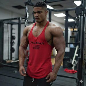 Майка-чоловіча-червона-ALPHA