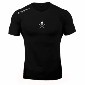 Футболка чоловіча Spartan чорна бавовняна